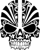 Tribal Skull vinyl decal - For Cars, Laptops, Sticker, Mirrors, etc.