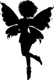 Ballerina Fairy silhouette Vinyl Decal - For Cars, Laptops, Sticker, Mirrors, etc.