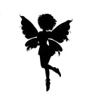 Ballerina Fairy silhouette Vinyl Decal - For Cars, Laptops, Sticker, Mirrors, etc.