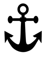Anchor vinyl decal - For Cars, Laptops, Sticker, Mirrors, etc.