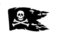 Pirate Flag - Jolly Roger vinyl decal - For Cars, Laptops, Sticker, Mirrors, etc.