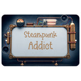 Custom Personalized Steam Punk Room Sign - Steampunk - Aluminum Door Sign - Wall - Room - Dry Erase Board - Metal - Circuit - Industrial